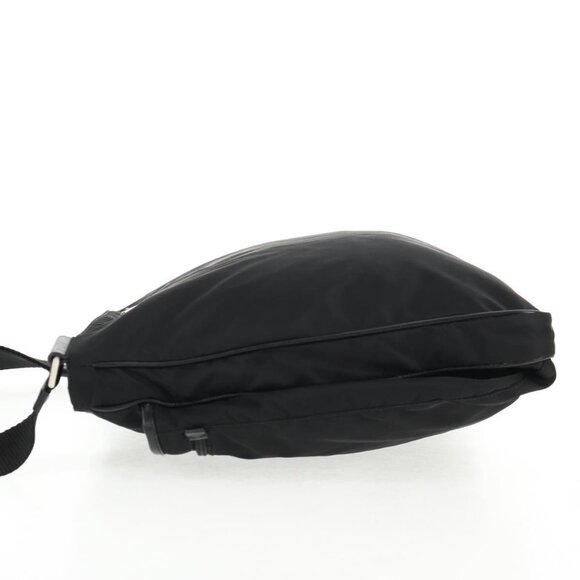 PRADA Shoulder Bag Nylon Black Silver Auth 144435V - Picture 4 of 16